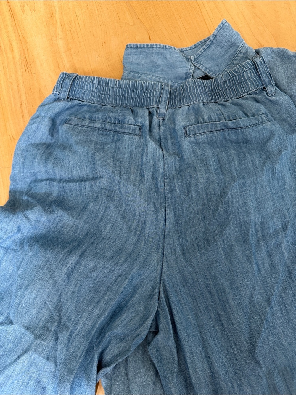 Lands' End Light Blue Denim Set - Picture 7 of 7